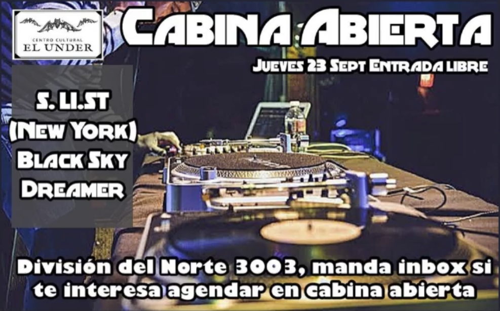 CABINA ABIERTA flyer