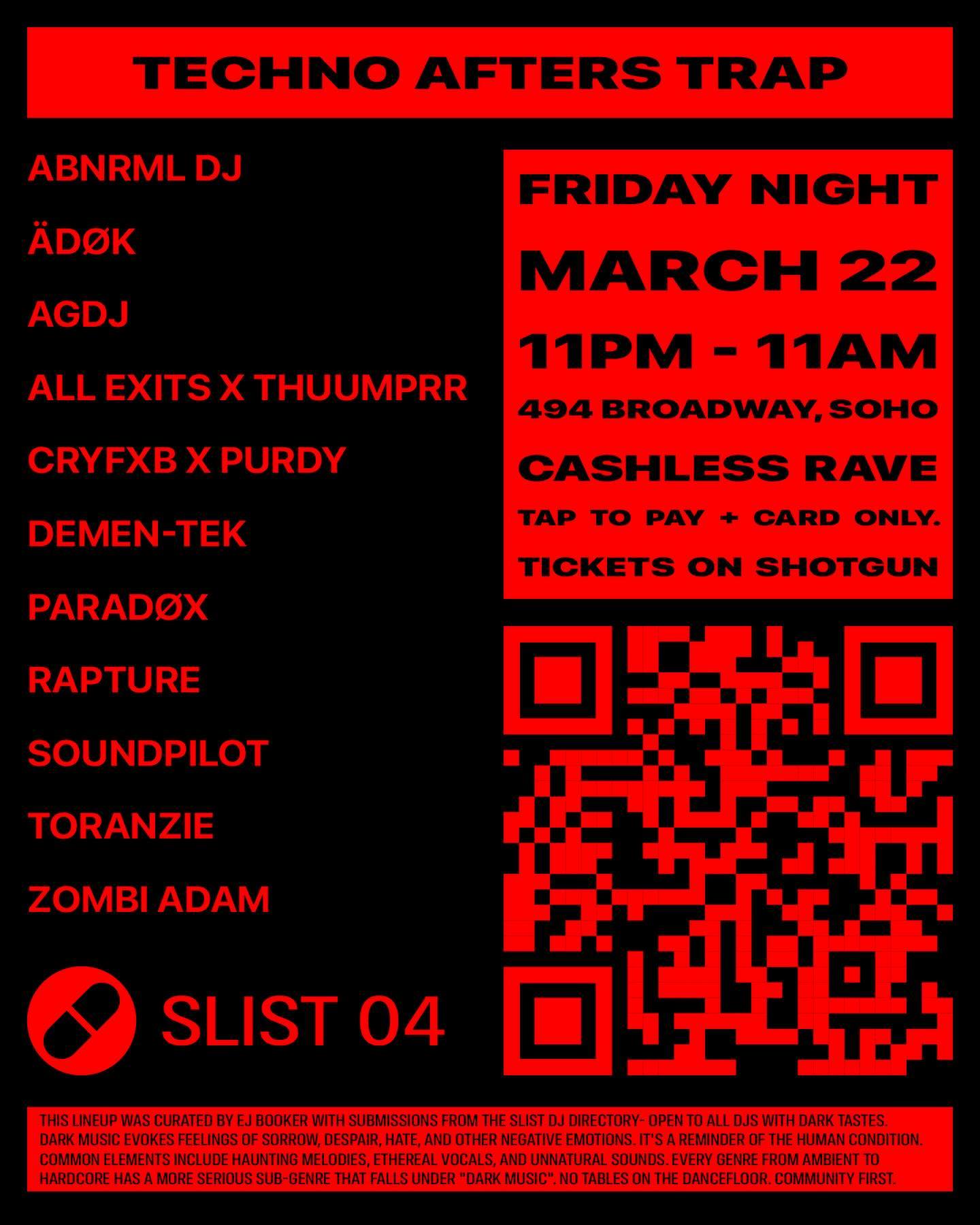 SLIST 04 flyer
