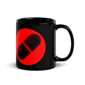 Black Glossy Mug