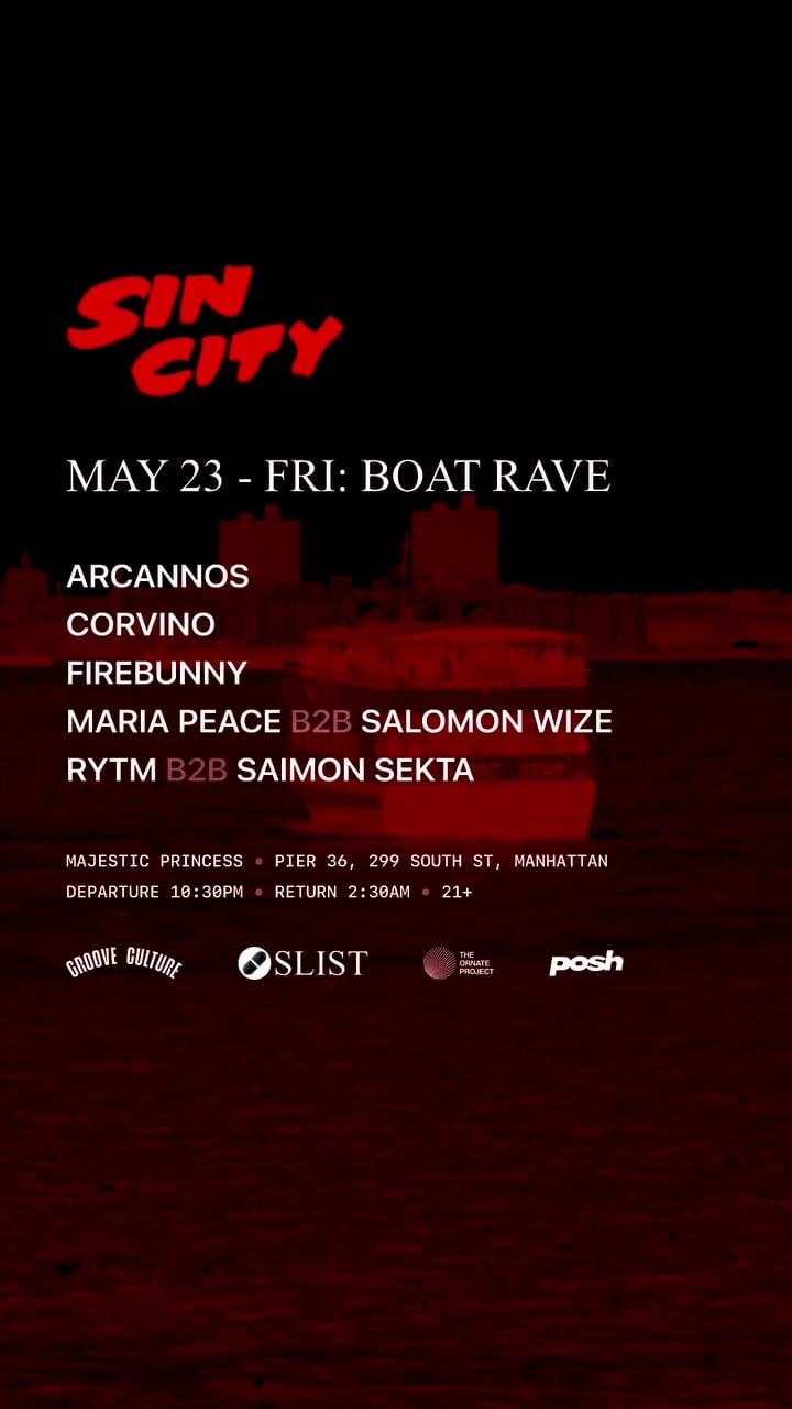 BOAT RAVE flyer