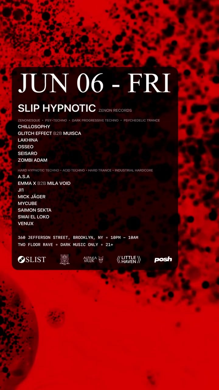 SLIP HYPNOTIC event