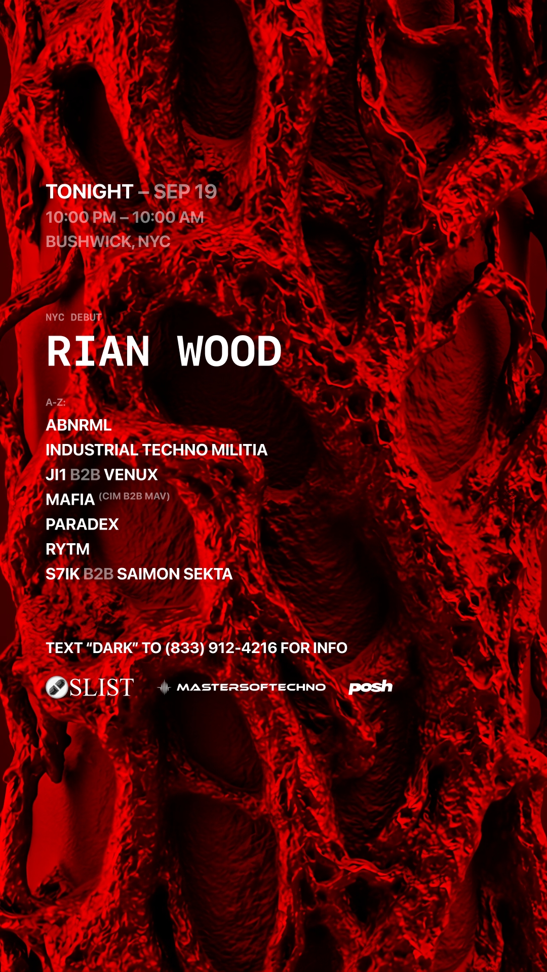 RIAN WOOD flyer