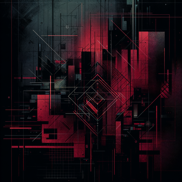 Abstract dark geometric artwork representing the SLIST doctrine