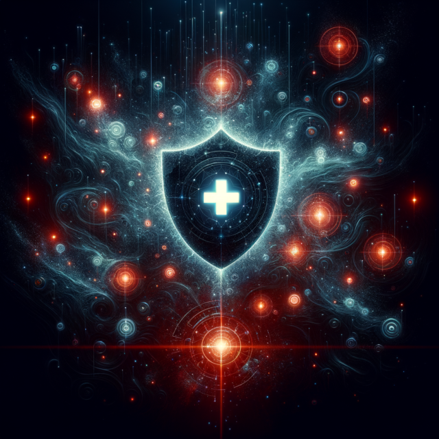 Abstract dark art representing rave safety and harm reduction tips