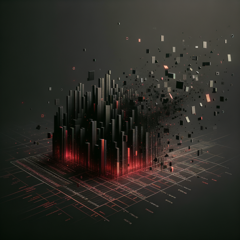 Abstract dark composition representing event economics