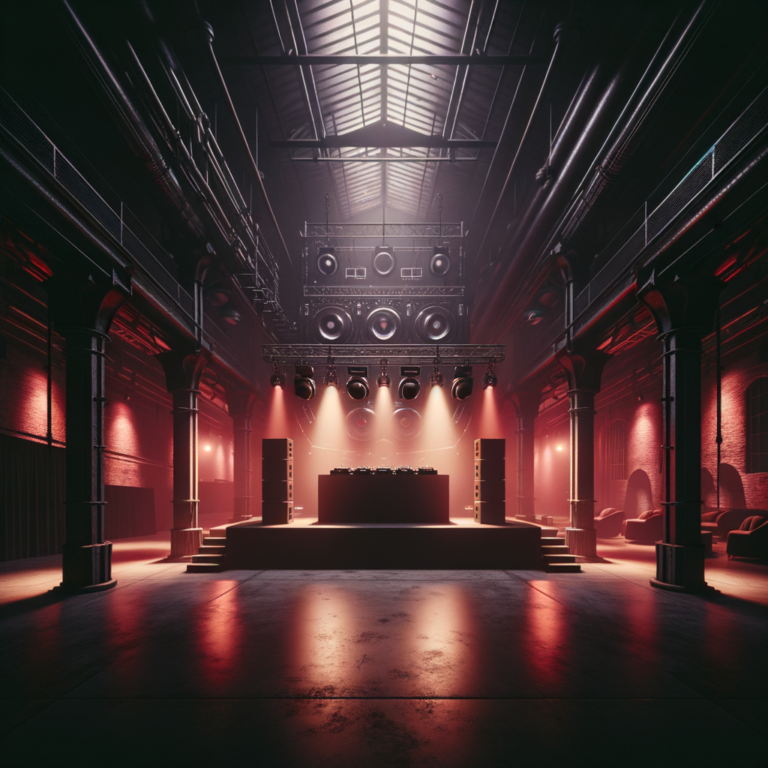 Underground event venue being prepared for a weekly series