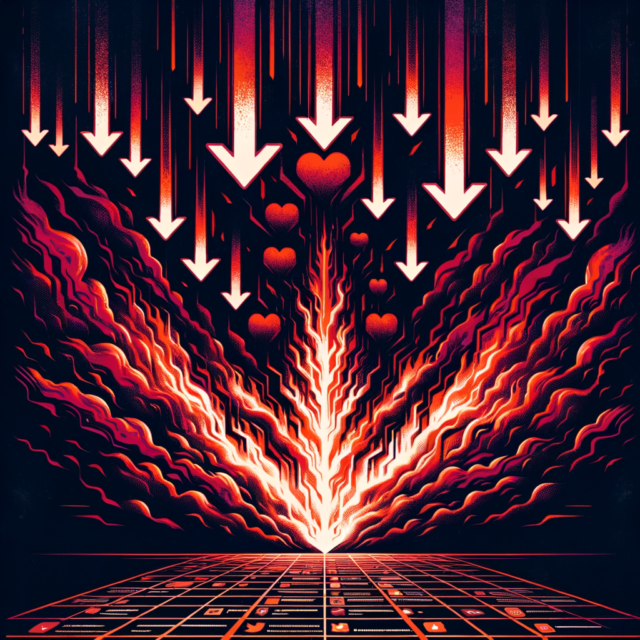 Abstract fire artwork representing cancel war energy