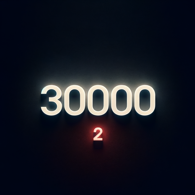 Numbers 3000 and 2 representing guest processing stats